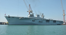 UK Flagship ‘HMS Ocean’ Docks at ASRY