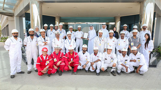 The Arab Shipbuilding & Repair Yard Company (ASRY) receives an International Safety Award from the British Safety Council