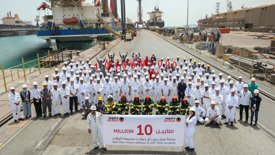 ASRY Sets New Ten-million-manhours Safety Record